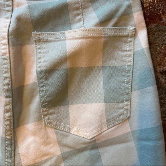 We The Free Blue and White Plaid Just Float On high-waist flare jeans size 29 - Picture 12 of 16